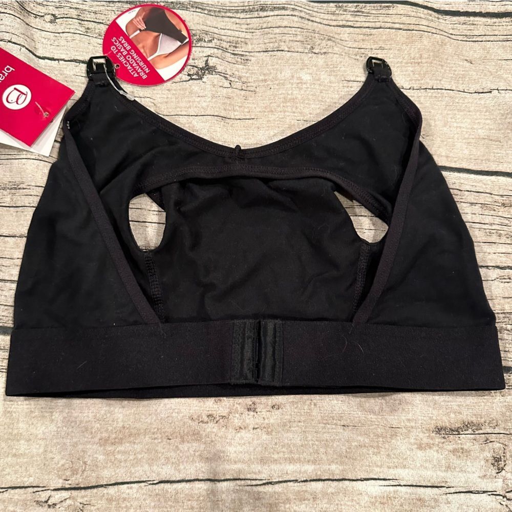 NWT Bravado Clip and Go Hands Free Pumping Bra in Black Size XS/S
